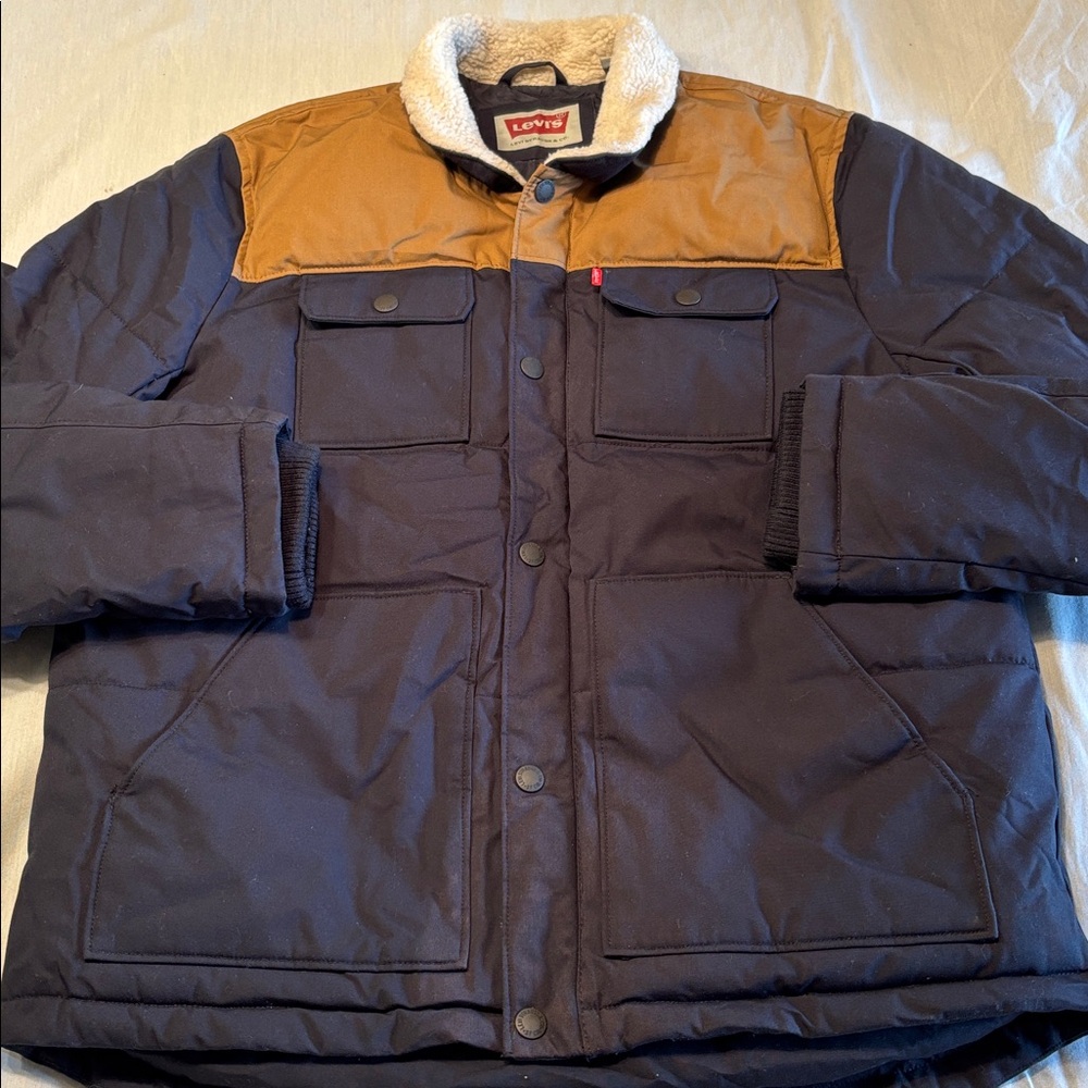 Levi's Men's Quilted Woodsman Puffer Jacket , L , $44